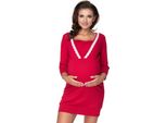 Peekaboo Camicia Da Notte Maternità Donna Rosso Profumato S/M