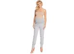 Peekaboo - Pantaloni Di Maternità Da Donna Grigio Senza Suono L/Xl