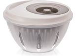 Orion | Centrifuga Per Insalata - 4,5 Litri - Trasparente/Beige - Azionamento Manuale - Lavabile In Lavastoviglie - Robusta