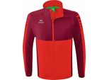 Erima Six Wings Giacca Funzionale Con Maniche Staccabili Rosso/Bordeaux Xxl