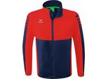 Erima Six Wings - Giacca Da Uomo Con Maniche Staccabili - New Navy / Red