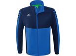 Erima Football Six Wings Giacca Con Maniche Staccabili Uomo Blu Nuovo Navy Taglia Xl