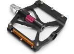 Rockbros Pedali Bicicletta Mtb 9/16" Pedali Piattaforma Riflettente Antiscivolo Nero"