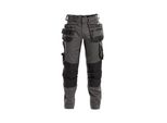 Pantaloni Da Lavoro Dassy® Flux Elasticizzati, Con Tasche A Fondina E Tasche Per Ginocchiere Anthrazite Grey/Black Taglia 67 Lunghezza: Standard