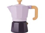 La CafetièRe Venice Espresso Brewer In Alluminio Per 3 Tazze - Viola Bicolore