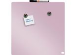 Nobo 1915623 Nobo Lavagna Bianca, Quadrata, (L)360 X (H)360 Mm, Rosa