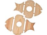 Kit Sottopentola In Legno Per Pesce Coaster