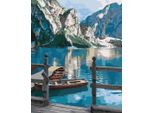 Pittura Da Numeri Con Telaio Quadri Da Dipingere - Vista Sulle Montagne 40X50 Cm