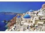 Pittura Per Numeri Immagini Da Dipingere - Magica Santorini 50X40 Cm