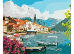 Pittura Da Numeri Con Telaio Quadri Da Dipingere - Paesaggio Estivo 50X40 Cm