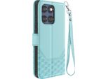 Avizar, Custodia A Portafoglio Motorola Edge 60 Fusion/60 Con Motivo 3D, Azzurro