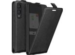 Avizar, Flip Cover Galaxy S25 Edge Con Portacarte, Nero