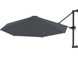Ombrellone Da Parete Con Asta In Metallo 300 Cm Antracite