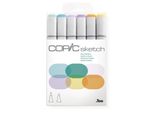 Set Di 6 Pennarelli Copic "Pastelli Chiari"""