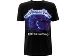 Metallica TričKo Ride The Lightning Tracks Unisex Nero S