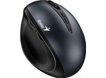 Genius Ergo 8300S/Verticale/Ottico/Destro/1 600 Dpi/Usb Senza Fili/Nero-Grigio