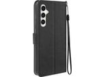 Mayaxess, Custodia A Portafoglio Samsung Galaxy S23 Fe Funzione Stand Con Cinturino, Nero