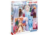 Clementoni - Puzzle Maxi Disney Frozen 2 2X20 ElementóW - Oficjalny Produkt Premium