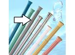 Asta Per Tende Da Doccia Alu 140 - 250 Cm Grigio Asta Di Fissaggio
