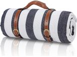 Jopassy Coperta Da Picnic Coperte Impermeabile Picnic Xxl Coperta Da Campeggio Portatilepoliuretanosupporto Coperta Da Spiaggia Blu