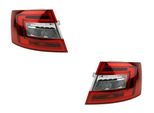 Johns, Compatibile Con Il Fanale Posteriore Combinato A Led Della Skoda Octavia (5E) 11/12-02/17, Set Destro E Sinistro
