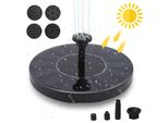 Jiubiaz Fontana Solare Pompe Da Giardino Pompa Solare Pompa Acqua Pompa Stagno Pompa Galleggiante Terrazza Serbatoio Pesci