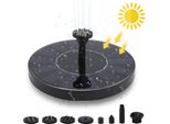 Yakimz Solarpump Pompe Solari Fontane Solari Pompe Da Giardino 1,5W Pompa Solare Per Stagno Con 6 Stili Di Fontana Per Giardino Stagno Acquario Vasca Per Uccelli Vasca Per Pesci