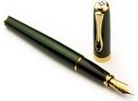 Penna Stilografica Diplomat Excellence A2 Evergreen Placcata Oro, Spessore M