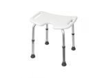 Mobiclinic, Sgabello Da Doccia, BahíA, Ortopedico, , Regolabile In Altezza, Sedile A U, Imbottitura Antiscivolo, Sedia Da Doccia Senza Schienale, Sedia Da Bagno, Sgabello Da Bagno