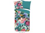 Buongiorno Renforcé Biancheria Da Letto 3 Pezzi Copripiumino 200 X 200 Cm Federa 80 X 80 Cm Tiandra Petrol