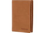 Greenland Nature Pelle Caso Di Identificazione Passport / Document Case Mandarin Marrone Chiaro