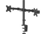 Supporto Per Monitor Hama Work Out Twin Nero