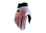 100% Guanti Da Ciclismo Speedlab A Dita Lunghe - Geomatic - Grigio/Rosso S