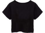 Barbie - Top Corto Da Donna NS6652 (Xxl) (Nero/Rosa)
