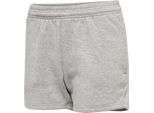 Hummel Hmlred Basic Sweat Shorts Kids - Grigio Melange - 164