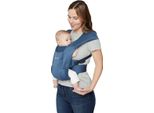 Ergobaby Embrace Soft Air Mesh Marsupio Per Neonati Dalla Nascita, Marsupio Ergonomico A 2 Posizioni, Blu