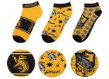 Skarpetki Harry Potter 3-Pak Hufflepuff – Oficjalna Licencja, Rozmiar Uniwersalny