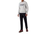 Wrangler - Felpa Da Uomo (W662HA), Taglia:Xl, Colore:Grigio Medio Melange (X37)