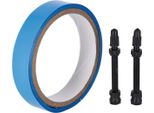 Weldtite Kit Nastro Cerchio E Valvola Tubeless Nastro Cerchio Strada E 2 Valvole