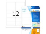 Etichette Pellicola Trasparente 96,5X42,3Mm Speciale A4 Lasercopy Pu=32X120 Pezzi