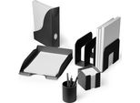 Raccoglitore Per Cataloghi Eco Plastica Riciclata 215X165X210Mm Nero Confezione Da 2