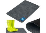 Kotarbau® Zerbino Antiscivolo Matador Tappetino Per La Raccolta Dello Sporco Tappetino Per La Pulizia Durevole Grigio 40X60 Cm