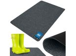Kotarbau® Zerbino Antiscivolo Matador Tappetino Per La Raccolta Dello Sporco Tappetino Per La Pulizia Durevole Grigio 80X120 Cm