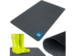 Kotarbau® Zerbino Matador Antiscivolo Tappetino Antisporco Tappetino Per La Pulizia Tappetino Resistente Grigio 100X150 Cm