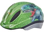 Ked Meggy Ii Originals | Casco Da Bicicletta Per Bambini Con Rete Anti-Insetti E Luce Posteriore A Led Integrata Tecnologia Maxshell, T-REX Taglia 44-49 (Xs)