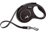 Flexi - Guinzaglio Retrattile Per Cani "New Classic"", S TL5344 (5 M) (Nero)"