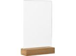 Europel 356310 Supporto Da Tavolo Europel, Din A5 Verticale, Base In Legno