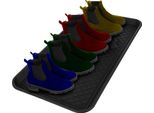 Vassoio Raccogli Scarpe Xxl Vassoio Porta Scarpe Sottobicchiere 75,5 X 38 X 3 Cm 19921
