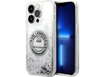 Karl Lagerfeld Klhcp14Llcrsgrs Custodia Rigida Per Iphone 14 Pro 6,1 Srebrny/Argento Liquid Glitter Rsg