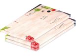 Pricaro Blocco Per Ricette "Kitchen Board"", A4, 25 Fogli, 3 Pezzi"